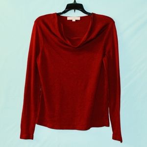 Loft Dark Red Long Sleeve